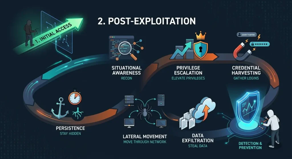 post-exploitation in cybersecurity